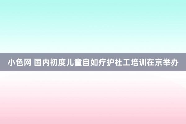 小色网 国内初度儿童自如疗护社工培训在京举办