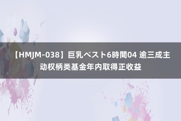 【HMJM-038】巨乳ベスト6時間04 逾三成主动权柄类基金年内取得正收益