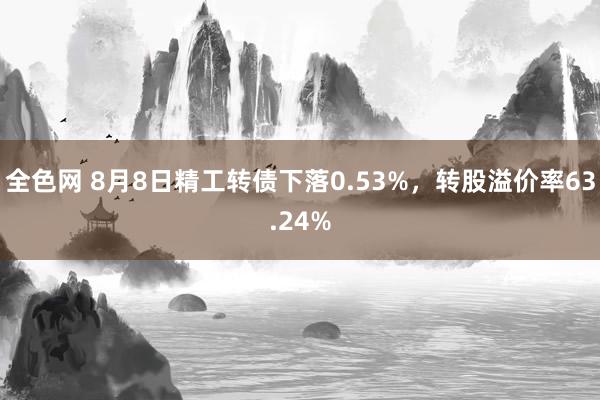 全色网 8月8日精工转债下落0.53%，转股溢价率63.24%