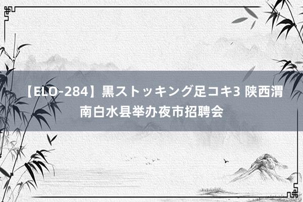 【ELO-284】黒ストッキング足コキ3 陕西渭南白水县举办夜市招聘会