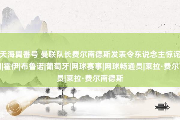 天海翼番号 曼联队长费尔南德斯发表令东说念主惊诧的声明|霍伊|布鲁诺|葡萄牙|网球赛事|网球畅通员|莱拉·费尔南德斯